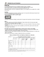 Preview for 3 page of Campomatic DVD5030B Instruction Manual