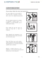 Предварительный просмотр 5 страницы Campomatic FR500SS Instruction Manual