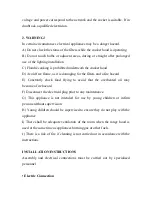 Preview for 7 page of Campomatic KI590TSL Use And Care Manual