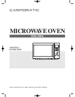 Campomatic KOG-45SG Operating Instructions Manual preview