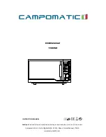 Campomatic KOR22A2 Instruction Manual preview