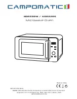 Campomatic KOR22RS Instruction Manual preview