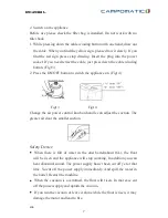 Предварительный просмотр 7 страницы Campomatic RC20BL Instruction Manual