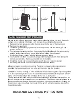 Предварительный просмотр 6 страницы Campomatic Swing QH1200 Instruction Manual