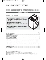 Preview for 1 page of Campomatic TK15's Instruction Manual