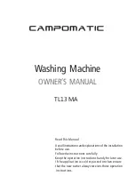 Campomatic TL13MA Owner'S Manual preview