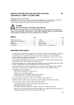 Preview for 22 page of Campomatic Turbo Cyclone RB2200 Operating Instructions Manual