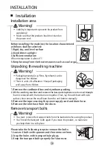 Preview for 10 page of Campomatic WM10MA Instruction Manual