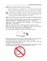 Предварительный просмотр 8 страницы Campomatic WM80LS Instruction Manual