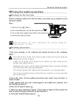 Предварительный просмотр 19 страницы Campomatic WM80LS Instruction Manual