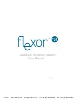 Camrivox Flexor 151 User Manual preview