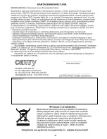 Preview for 31 page of camry CR 110 User Manual