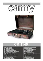 camry CR 1149 User Manual preview