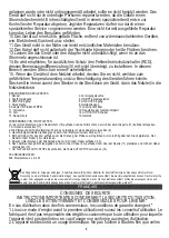Предварительный просмотр 5 страницы camry CR 1149 User Manual