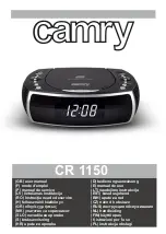 camry CR 1150 User Manual предпросмотр