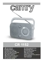 camry CR 1152 User Manual предпросмотр