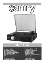 camry CR 1154 User Manual preview