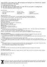 Preview for 4 page of camry CR 1165 User Manual