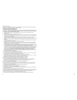 Предварительный просмотр 2 страницы camry CR 117 Operating Instructions Manual