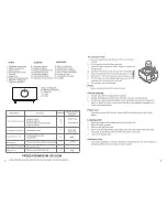 Preview for 4 page of camry CR 117 Operating Instructions Manual