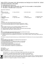 Preview for 4 page of camry CR 1188 User Manual