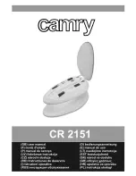 camry CR 2151 User Manual preview