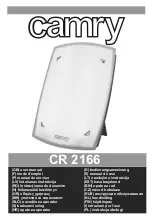 Preview for 1 page of camry CR 2166 User Manual