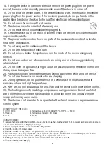 Preview for 4 page of camry CR 2322 User Manual