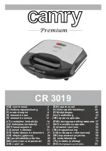 camry CR 3019 User Manual preview