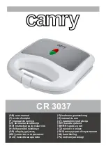 camry CR 3037 User Manual предпросмотр