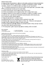 Preview for 48 page of camry CR 3044 User Manual