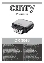 camry CR 3046 User Manual preview