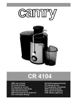 Preview for 1 page of camry CR 4104 User Manual