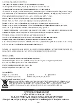 Предварительный просмотр 62 страницы camry CR 4223 User Manual