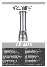 Preview for 1 page of camry CR 4438 User Manual