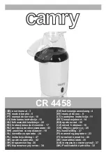 camry CR 4458 User Manual preview