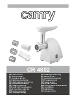 camry CR 4802 User Manual preview