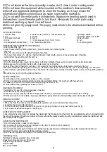Предварительный просмотр 4 страницы camry CR 4810 User Manual