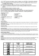 Preview for 4 page of camry CR 5026 User Manual