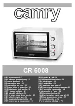 Предварительный просмотр 1 страницы camry CR 6008 User Manual