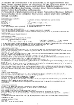 Предварительный просмотр 7 страницы camry CR 6017 User Manual