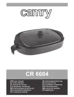 Предварительный просмотр 1 страницы camry CR 6604 User Manual