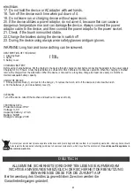 Preview for 4 page of camry CR 7029 User Manual