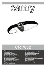 camry CR 7032 User Manual предпросмотр