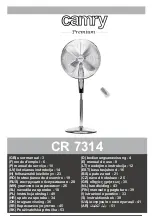 Preview for 2 page of camry CR 7314 User Manual