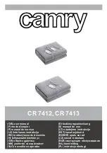 camry CR 7412 User Manual preview