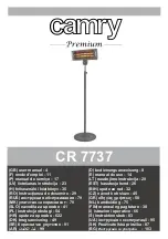 camry CR 7737 User Manual preview