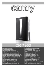 camry CR 7903 User Manual preview
