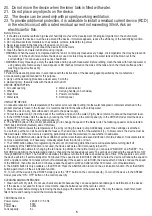 Предварительный просмотр 5 страницы camry CR 7905 User Manual