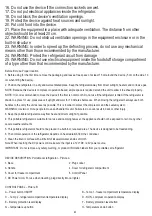Предварительный просмотр 4 страницы camry CR 8076 User Manual